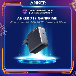 Củ sạc nhanh ANKER 717 A2341 hỗ trợ tối đa 140W, PD/PPS công nghệ GaNPrime -Bh 6 tháng