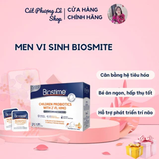 Men Vi Sinh Biostime bổ sung HMO Hỗ trợ Tiêu Hóa Tốt, Tăng Cường Miễn Dịch, Phát Triển Trí Tuệ