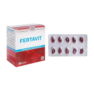 Fertavit – Hỗ trợ bổ sung sắt dạng hữu cơ, axit folic cho bà bầu, trẻ em thiếu sắt (Hộp 100 viên)