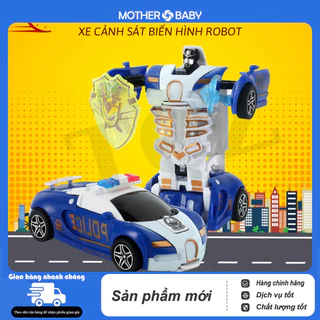 Đồ chơi ô tô biến hình robot, xe cảnh sát police robot biến hình, robot biến hình, đồ chơi bé trai yêu thích hot nhất.