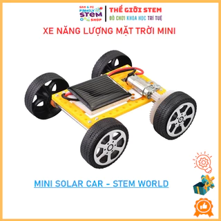 Bộ lắp ráp STEM - Xe Năng Lượng Mặt Trời Mini - Đồ chơi giáo dục khoa học sáng tạo cho bé vừa học vừa chơi. stemsanpi