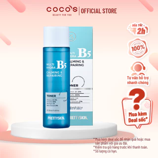 Nước hoa hồng Pretty Skin Multi Hydra B5 Calming & Repairing Toner 205ml