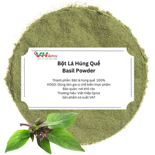 Bột Lá Húng Quế TA Túi 1kg(Thai Basil Powder) Việt Hiệp