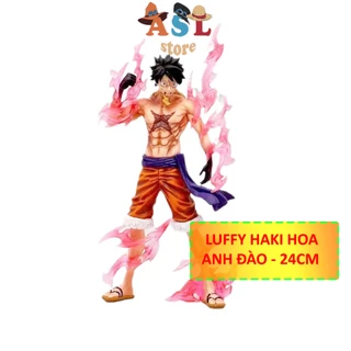 Mô hình One Piece Luffy Haki hoa anh đào dáng đứng Cao 24cm mô hình trang trí - ASL Store mô hình nhân vật Anime