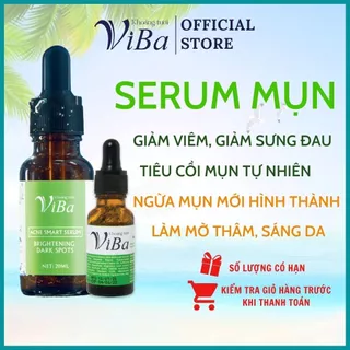 serum mụn viba - tinh chất tràm trà nọc ong ngừa mụn giảm thâm, cải thiện tổn thương da.