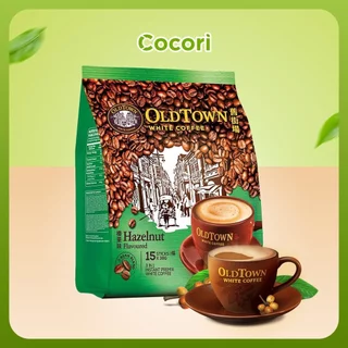 Cà Phê Trắng Oldtown Malaysia White Coffee Cafe Gói Hòa Tan Hạt Dẻ 15 Gói x 40 Gam COCORI