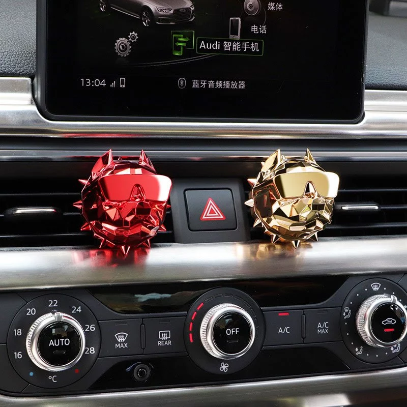Nước Hoa Cài Cửa Gió Điều Hòa Đầu Chó BULLDOG VER 1 - TẶNG KÈM HỘP VÀ NƯỚC HOA