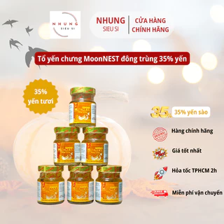 Combo 10 hủ yến sào cao cấp MoonNEST đông trùng 35% yến tươi