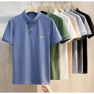 Áo Polo Nam UMA MEN Hình Ong, Chất Liệu Vải Poly Dệt Kim Cao Cấp, Áo Thun Cổ Bẻ Thêu Hình APL08