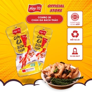 Combo 20 Chân Gà cay Bách Thảo 40g, chân gà ủ vị hàng Việt Nam thơm ngon chất lượng