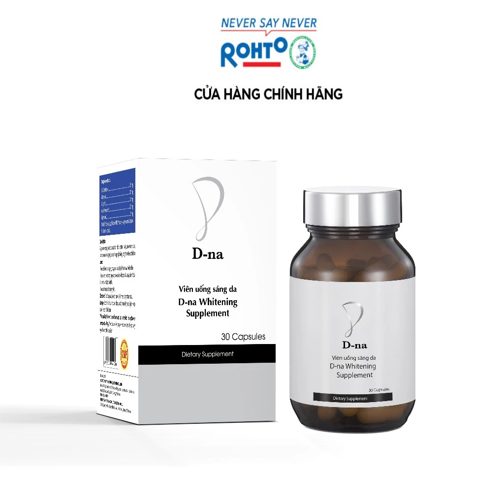 Viên uống sáng da glutathione D-na Whitening Supplement (30 Viên)
