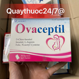 OVACEPTIL BỔ TRỨNG CHO NỮ GIỚI (30 viên )