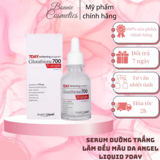 Serum Dưỡng Trắng Làm Đều Màu Da Angel Liquid 7Day Whitening Program Glutathione 700 V-Ample 30ml