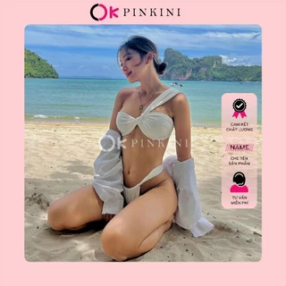 Bikini Đồ Bơi 2 Mảnh PINKINI Lệnh Vai Quần Lọt Khe Sexy 7 Màu (2M40)