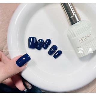 Sơn gel hơ máy XEIJAYI màu xanh đen 15ml dành cho nail