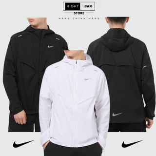 Áo Khoác Dù Nhẹ Nike Nam Nữ 2 Lớp Có Mũ Chống Nắng Màu Trắng, Đen Thể Thao áo khoác gió Nam Nữ Form Xuông Có Dây Rút M89