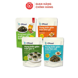 Combo 4 gói rong biển giòn trộn 4 vị O'food gói (30g)