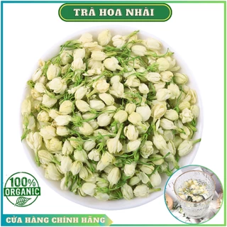 Hũ Trà nụ hoa Nhài 70g  Sấy Khô Nguyên Bông - Giúp giảm cân, an thần