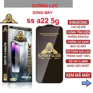 Kính cường lực Samsung A22 5G (ô 42) Kingkong full màn , Miếng dán bảo vệ màn hình cho ss galaxy