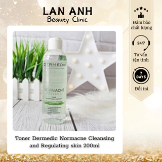 Toner làm dịu da, hỗ trợ phục hồi da Dermedic Normacne Cleansing and Regulating skin 200ml - LAN ANH Beauty Clinic