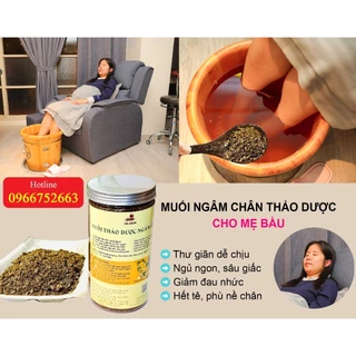 Muối Ngâm Chân Thảo Dược Hỗ Trợ Ngủ Ngon, Giảm Đau Xương Khớp-Ngâm Chân Được Cho Người Già Và Bà Bầu