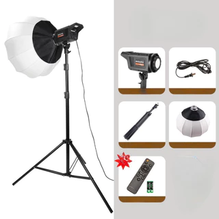 Đèn chụp ảnh studio hình cầu SYsheying AR-LX0101, đèn led chụp ảnh quay video với 3 chế độ sáng