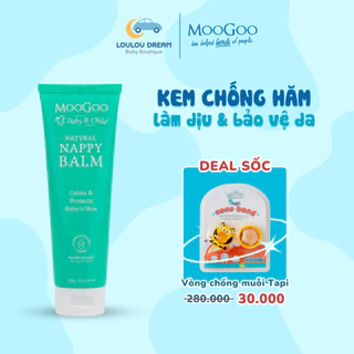 Kem chống hăm tã MooGoo cho bé từ sơ sinh làm dịu và bảo vệ làn da của bé Baby Nappy Balm