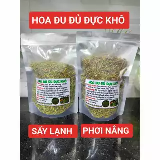 Hoa đu đủ đực khô 500GRAM được sấy lạnh hoặc phơi khô tự nhiên-Hàng loại 1 xanh thơm mới)