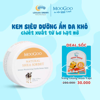 Kem siêu dưỡng da Moogoo chiết xuất bơ hạt mỡ làm dịu và cấp ẩm chuyên sâu cho da cực kì khô và nứt nẻ