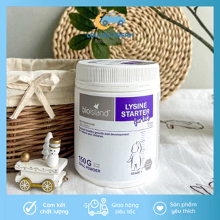 Bột tăng chiều cao Bio Island Lysine Starter Úc cho bé từ 7 tháng đến 5 tuổi - hộp 150g