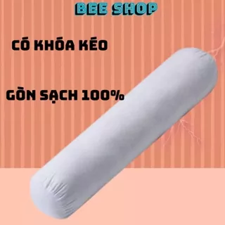 Ruột gối ôm bông gòn mềm mịn, có khóa kéo kích thước tiêu chuẩn 30-100cm - gối ôm