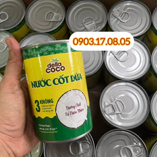 [chay/mặn][THÙNG 24 LON] Nước cốt dừa Delta Coco Bienco (lon 400ml)