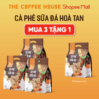 [Combo 3 Tặng 1] The Coffee House cà phê sữa đá hoà tan (Túi 25 gói x  22g)