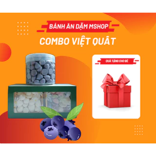 [Có quà] COMBO VỊ VIỆT QUẤT - Bánh ăn dặm handmade Mshop dành cho bé từ 5-6m+