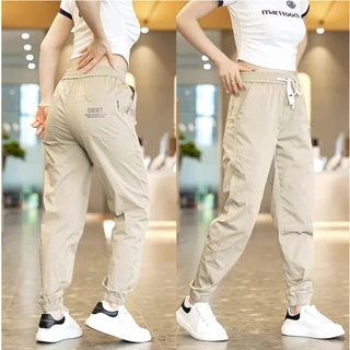 Quần Dài Thể Thao Dáng Jogger  Rộng chất kaki Phong Cách Đường Phố Thời Trang Xuân Thu Cho Nam Nữ