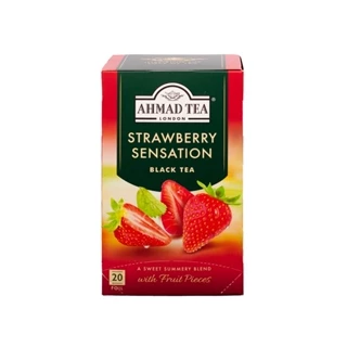 [Nhập khẩu độc quyền] TRÀ AHMAD ANH QUỐC - DÂU (40g) - Strawberry Sensation - Thơm ngon và nhiều công dụng