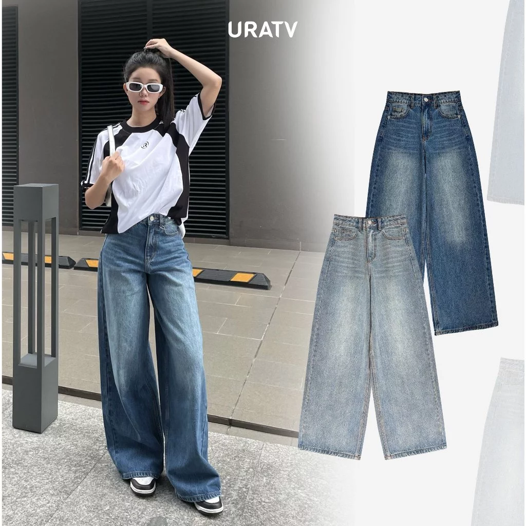 Quần jeans suông ống rộng JS01 URATV