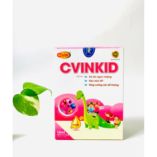 Hộp 20 ống CVINKID siro ăn ngon bổ dưỡng giúp trẻ ăn ngon miệng tăng sức đề kháng