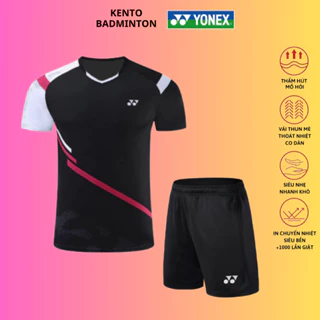 Áo Cầu Lông, Quần Cầu Lông, Bộ Cầu Lông YONEX Nam Nữ, Vải Thoáng Khí STT175