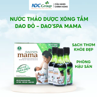 Nước thảo dược xông tắm Dao Đỏ - Dao'spa Mama