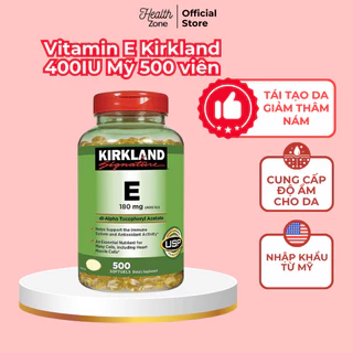 Viên uống Vitamin E Kirkland 400IU Mỹ 500 viên