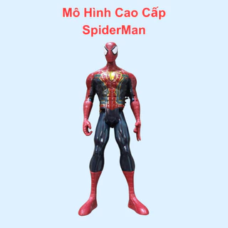 Mô hình người nhện mô hình SpiderMan nhựa bền cao 30cm đèn led sáng và phát nhạc