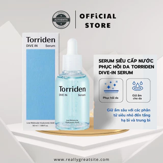 Chính Hãng Serum DIVE IN TORRIDEN Axit Hyaluronic Phân Tử Thấp Giữ Ẩm Sáng Bóng Da 50ml Chính Hãng