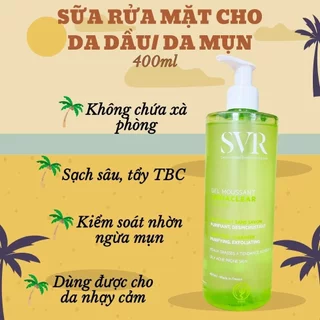 SỮA RỬA MẶT CHO DA DẦU DUNG TÍCH 400ML