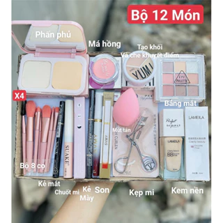 Bộ Trang Điểm Đầy Đủ Bộ Makeup/Trang Điểm Cá Nhân /Trang Điểm Đi Tiệc Ảnh Thật Shop Tự Chụp