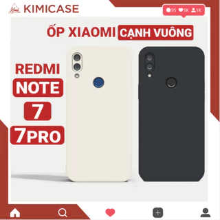 Ốp lưng Redmi 7 / Redmi Note 7 / Redmi note 7 Pro dẻo cạnh vuông bảo vệ camera chống va đập