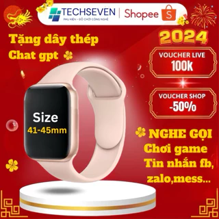 Đồng hồ thông minh  WATCH 9 - Smartwatch Kết Nối Bluetooth Nghe gọi, Chơi game, Nhận thông báo, Sức khỏe, Chống nước