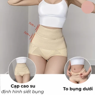 (Hàng cao cấp) Quần gen bụng siết eo định hình giảm mỡ cạp cao nâng mông dáng tam giác mặc trong đầm body, váy ngắn