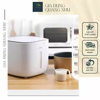 Thùng Đựng Gạo ECOCO 10kg Thông Minh Chống Ẩm Cao Cấp Tặng Kèm Cốc Đong Gạo Khi Mua