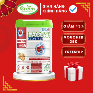 Sữa tiểu đường giúp bình ổn đường huyết Laccar Cerna Plus Greenmilk 900g Date 2025